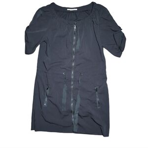 T Tahari Black utility Jacket Dress Size M